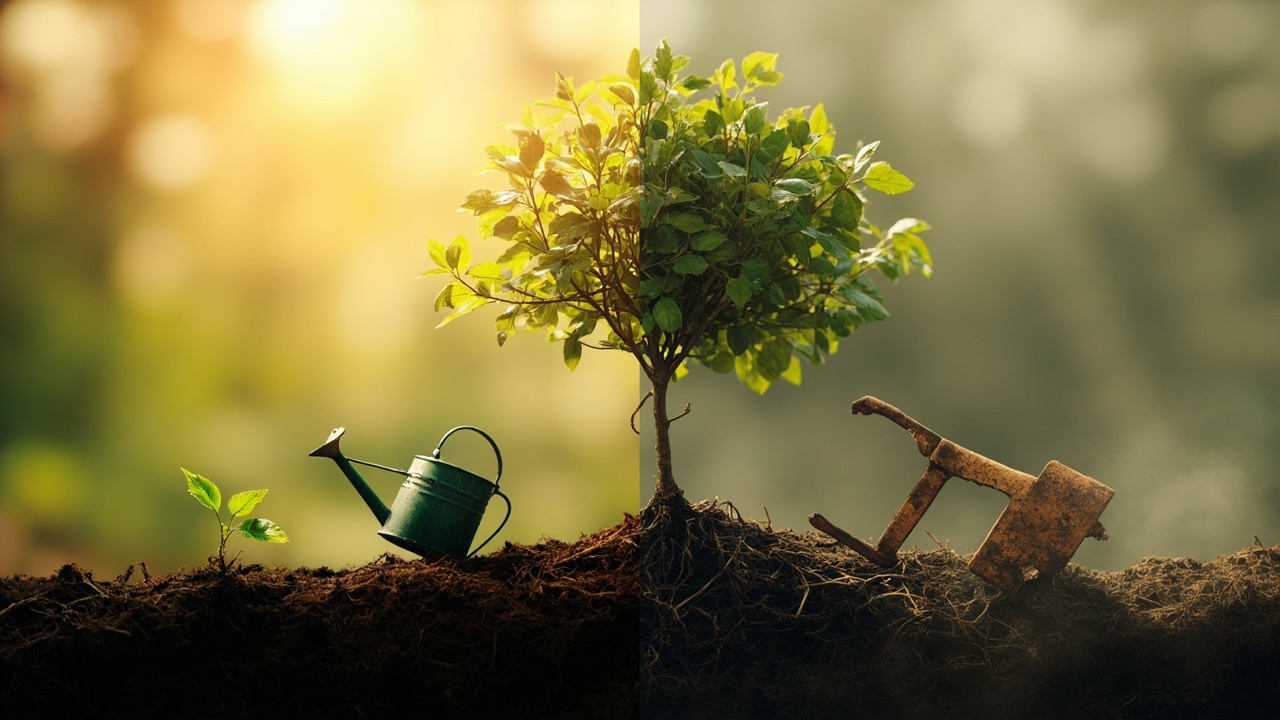 被细心培育的种子vs被丢弃的工具